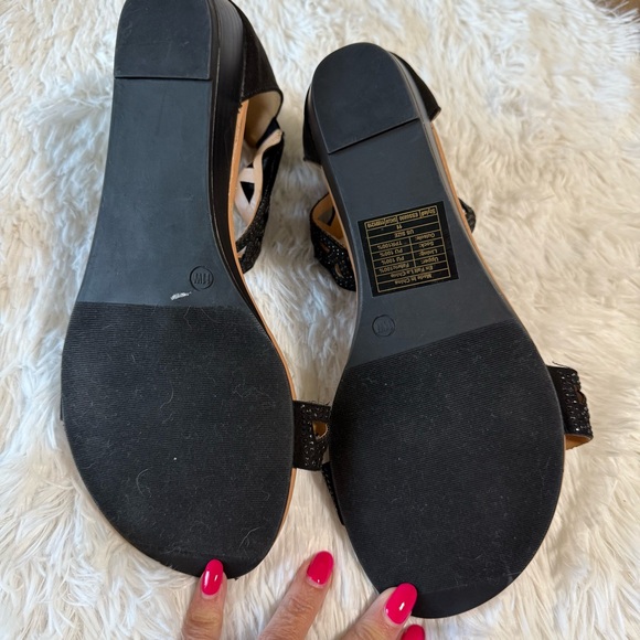 Torrid Black Geometric Strap Sandals size 11W - Picture 7 of 7